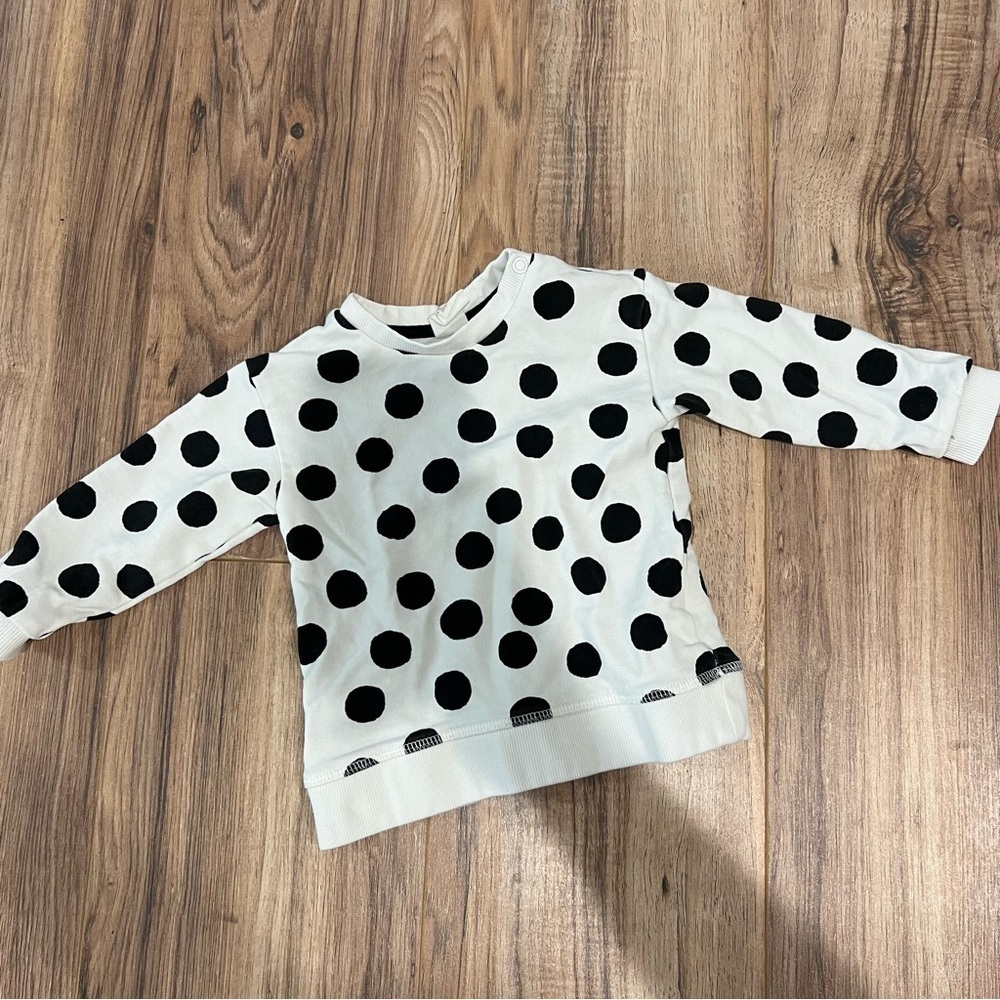H&M Polka Dot Sweatshirt